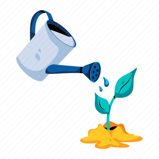 Watering plant, growing plant, watering can, watering tree, watering pot icon - Download on Iconfinder
