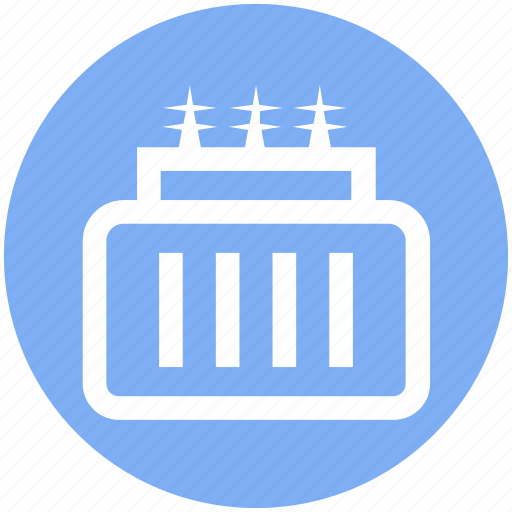 Economic, electricity, electricity transformer, energy, power supply, power transformer, radiator icon - Download on Iconfinder