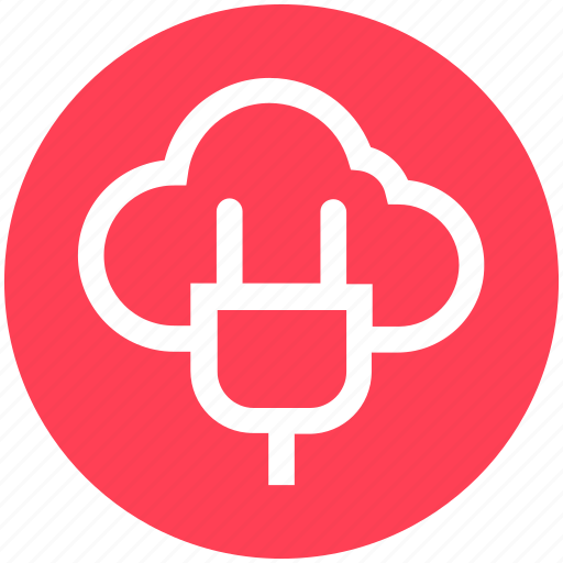 Cloud computing, cloud plugin, energy, hosting, icloud, plug, power icon - Download on Iconfinder