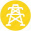 electricity pole, electricity pylon, electronics power, power mast, tower, transmission pole, utility pylon 