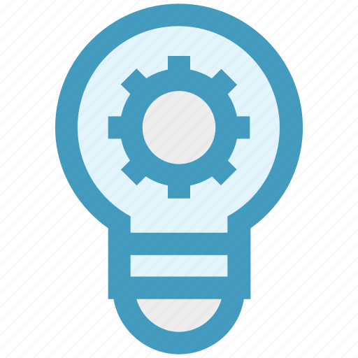 Abstract, bulb, creative, energy, engineering, gear, idea icon - Download on Iconfinder