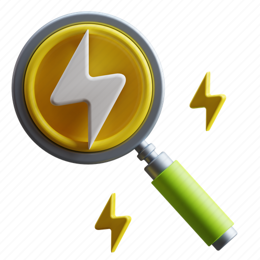 Energy, research, ecology, environment, science, electricity, power 3D illustration - Download on Iconfinder