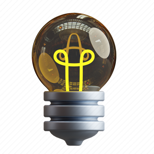 Lamp, light, energy, power, electricity 3D illustration - Download on Iconfinder
