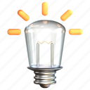 light, bulb, electricity, idea 