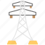 electric power pylon, electric pylon, electric tower, high voltage tower, power mast 
