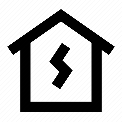 Electricity, energy, estate, house, power, real icon - Download on Iconfinder