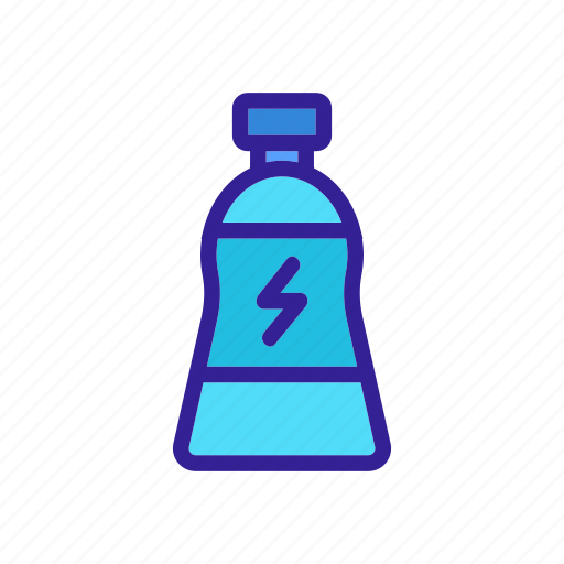 Bottle, contour, drink, energy, linear icon - Download on Iconfinder