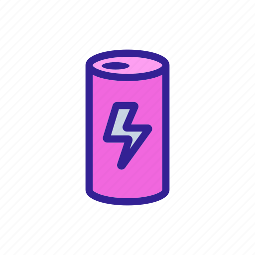 Bottle, contour, drink, energy, linear, power icon - Download on Iconfinder