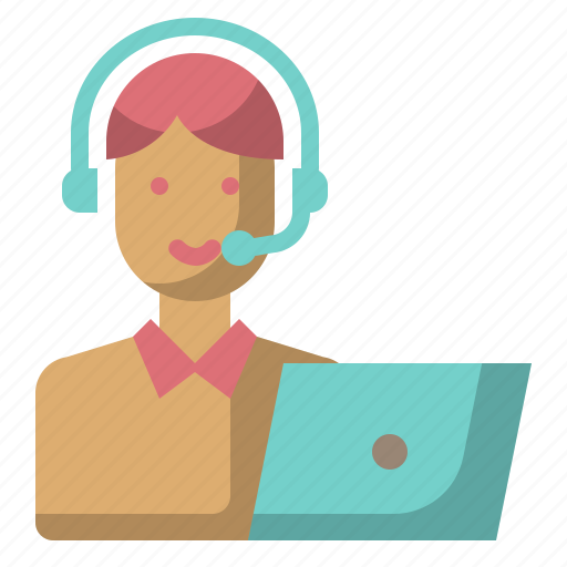 Support, service, headset, operator, call, customer, assistant icon - Download on Iconfinder