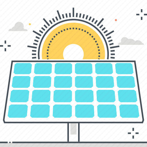Clean, ecologic, environment friendly, green energy, renewable energy, solar energy panel, sun icon - Download on Iconfinder