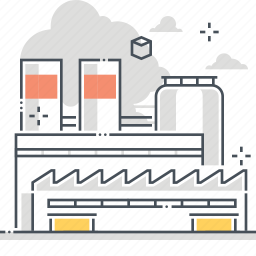 Carbon levels, energy, factory, global warming, power plant, production, smoke icon - Download on Iconfinder