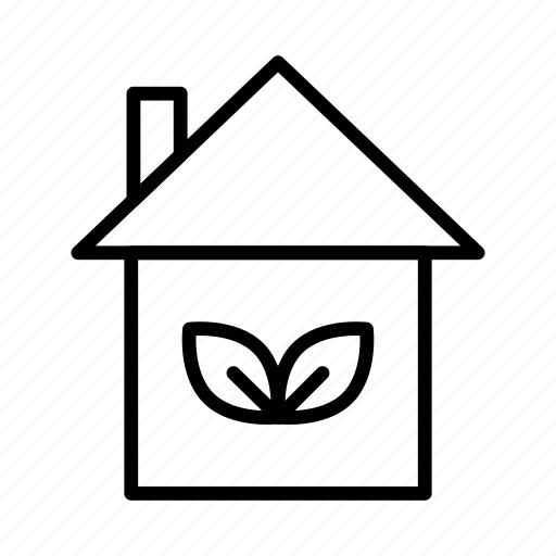 Building, eco, home, house, plant icon - Download on Iconfinder