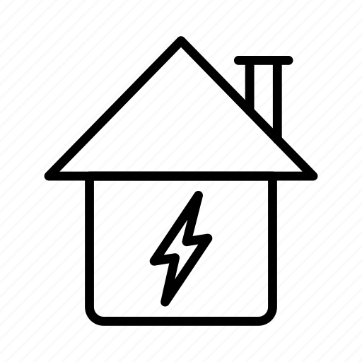 Builidng, electricity, energy, house, power icon - Download on Iconfinder