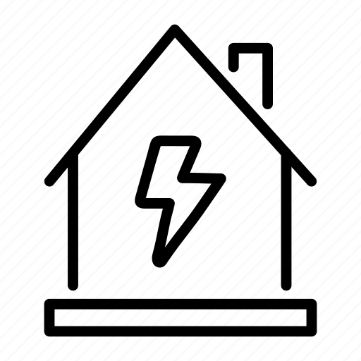 Electricity, home, light, power, electric, house icon - Download on Iconfinder