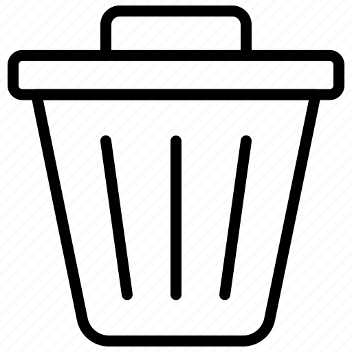 Trash, bin, delete, garbage, can, rubbish icon - Download on Iconfinder