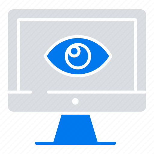 Monitor, online, privacy, surveillance, video, watch icon - Download on Iconfinder