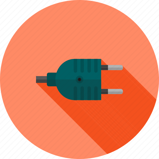 Cable, connector, electric, energy, plug, two pin, wire icon - Download on Iconfinder