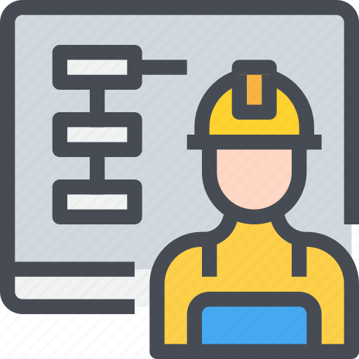Construction, engineer, planning, work, worker icon - Download on Iconfinder