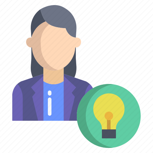 Woman, idea icon - Download on Iconfinder on Iconfinder
