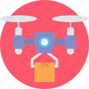 delivery drone, delivery, drone, package, air camera