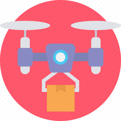 Delivery drone, delivery, drone, package, air camera icon - Download on Iconfinder