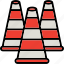 road cone, construction cone, industry cone, bollard sign, under construction, construction safety 
