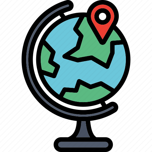 Worldwide location, global location, location map, worldwide global, geography earth icon - Download on Iconfinder