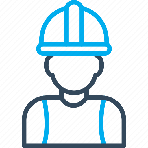 Construction worker, male worker, factory worker, contractor builder, engineer icon - Download on Iconfinder