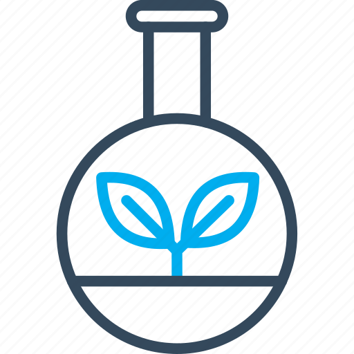 Plant flask, experiment, flask, glass, laboratory, plant, research icon - Download on Iconfinder