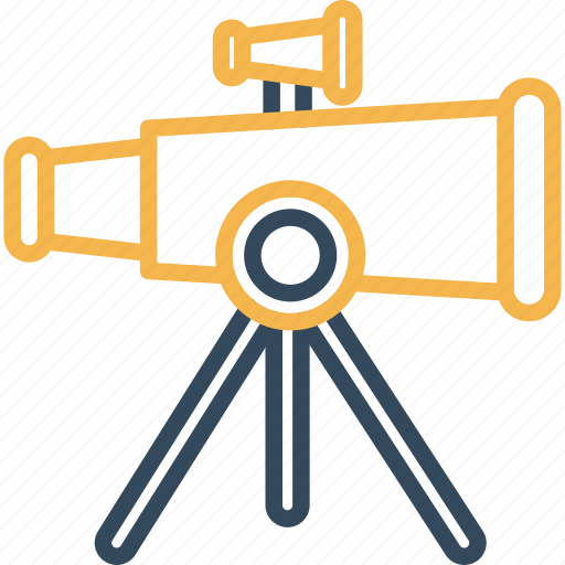 Telescope, astronomy, planetarium, spyglass, optical instrument, research icon - Download on Iconfinder