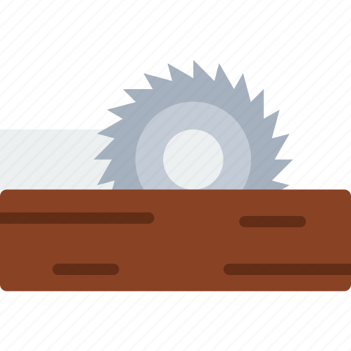 Wood cutter, cutter, cutter tool, wood cutting, factory tool icon - Download on Iconfinder