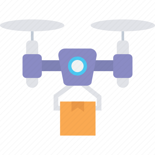 Delivery drone, delivery, drone, package, air camera icon - Download on Iconfinder