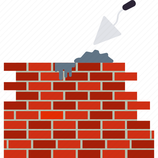 Wall construction, bricks, architecture, building, construction icon - Download on Iconfinder