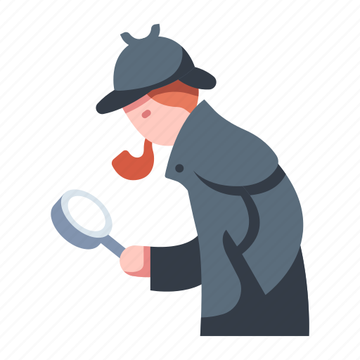 Detective, glass, holmes, magnifying, mystery, pipe, sherlock icon - Download on Iconfinder