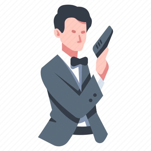 Agent, gun, handgun, movie, pistol, secret, spy icon - Download on Iconfinder