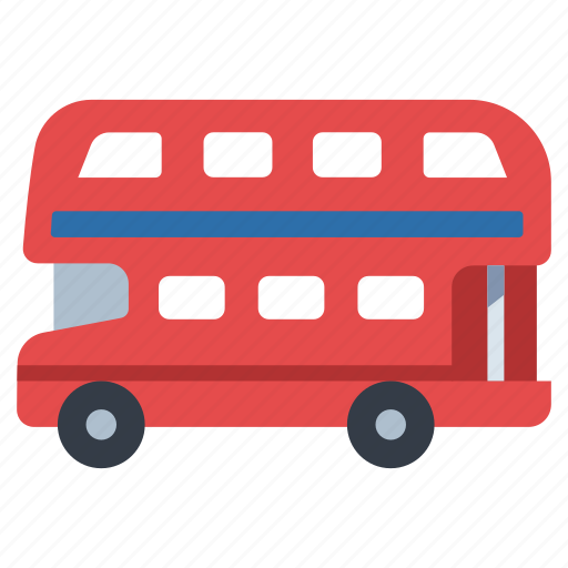 British, bus, decker, london, red, travel, vehicle icon - Download on Iconfinder