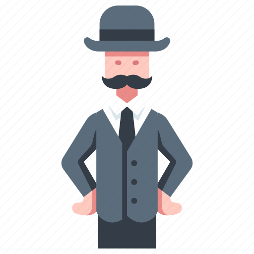 Culture, gentleman, gentlemen, mustache, old, sir, vintage icon - Download on Iconfinder