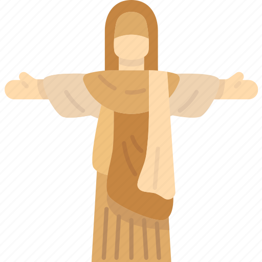 Christ, redeemer, rio, hill, landmark icon - Download on Iconfinder