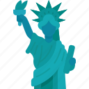 liberty, statue, monument, independence, america