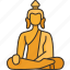 buddha, great, temple, buddhism, religious 