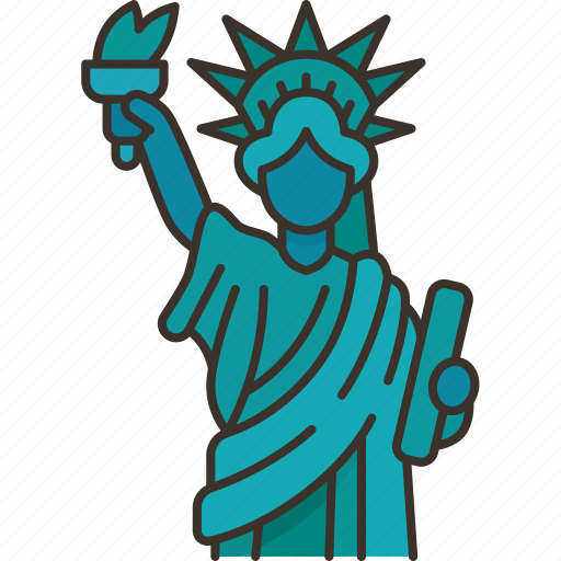 Liberty, statue, monument, independence, america icon - Download on Iconfinder