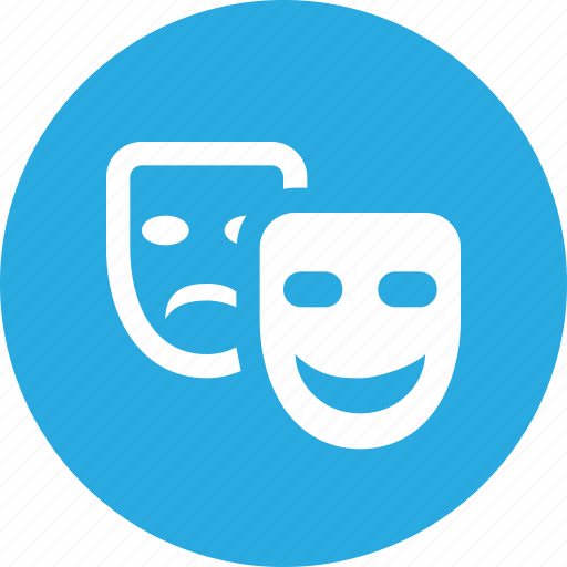 Comedy, entertainment, mask, play, show, theater, tragedy icon - Download on Iconfinder