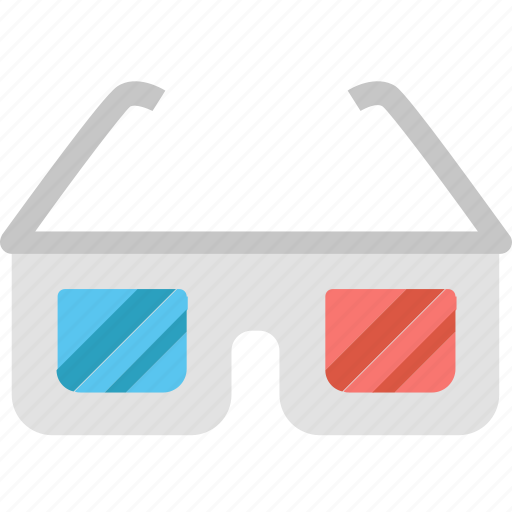 3d glasses, cinema, entertainment, movie, multimedia, watch icon - Download on Iconfinder