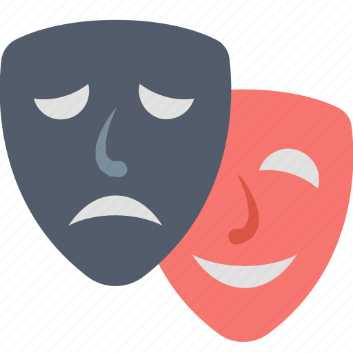 Masks, theatre, art, comedy, drama, play, tragedy icon - Download on Iconfinder