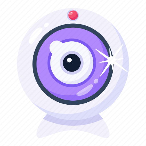 Webcam, video camera, video telephony, video conferencing, device icon - Download on Iconfinder