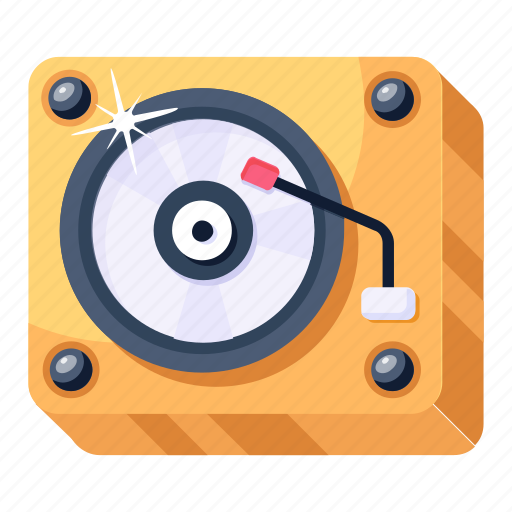 Vinyl player, phonograph, record player, retro music, vintage music icon - Download on Iconfinder