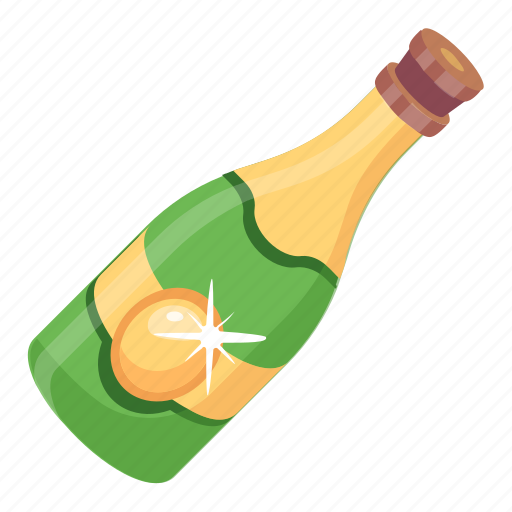 Drink, bottle, vodka, champagne, party drink icon - Download on Iconfinder