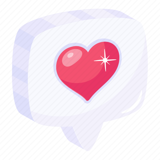 Romantic chat, love chat, message, communication, conversation icon - Download on Iconfinder
