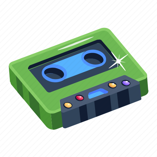 Cassette, tape, video cassette, tape recorder icon - Download on Iconfinder