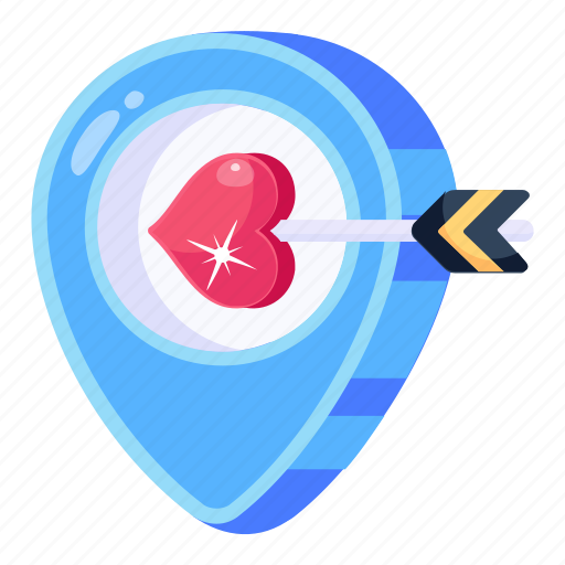 Hit, cupid, love archery, hit heart, arrow icon - Download on Iconfinder